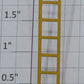 Lionel 6517-8 Yellow Bay Window Caboose Ladder