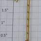 Lionel 6517-8 Yellow Bay Window Caboose Ladder