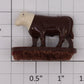 American Flyer XA771-2 S Gauge Brown and White Cow Figure