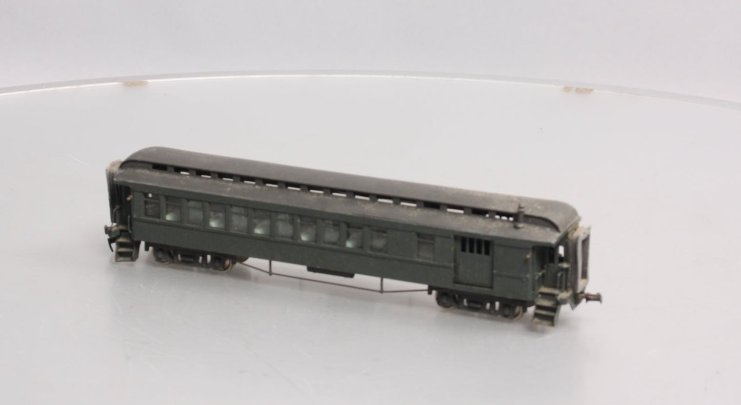 BRASS HO Scale Undecorated Combine Car - Painted VG