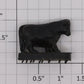Lionel 3656-34 Black Operating Cows Cattle Figure