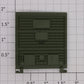 Lionel 26776-14 US Army Green Multi-Panel Boxcar Door with Guides