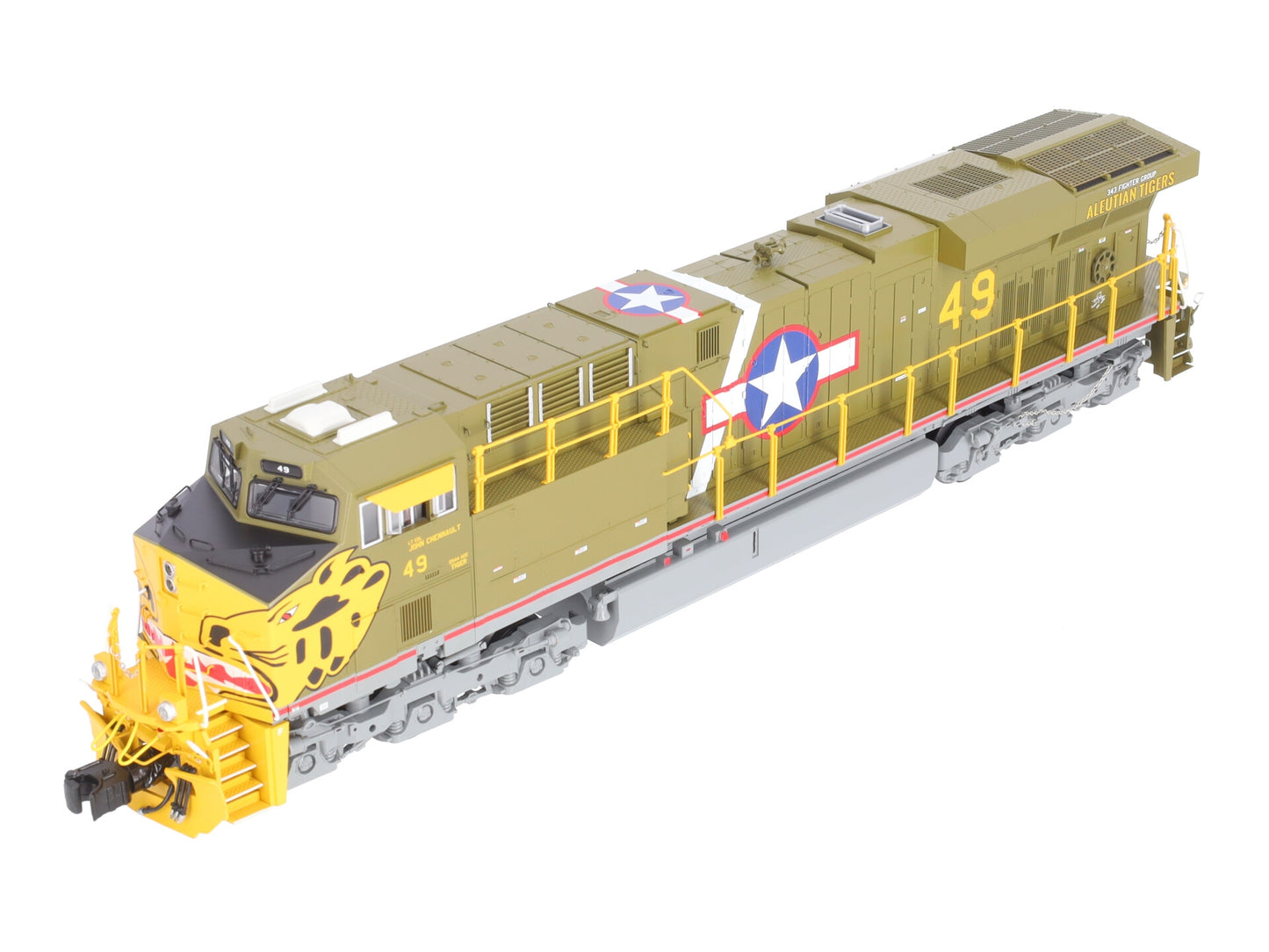 Lionel 2333740 O Gauge TW Flying Tiger LEGACY ES44AC Diesel Locomotive #49 LN/Box