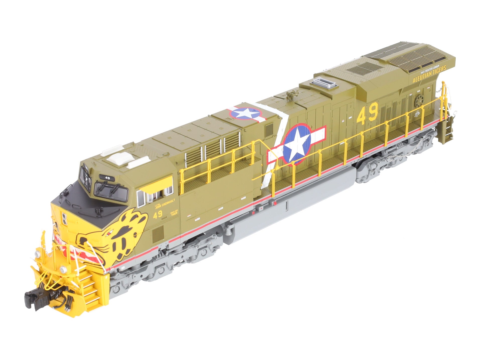 Lionel 2333740 O Gauge TW Flying Tiger LEGACY ES44AC Diesel Locomotive #49 LN/Box