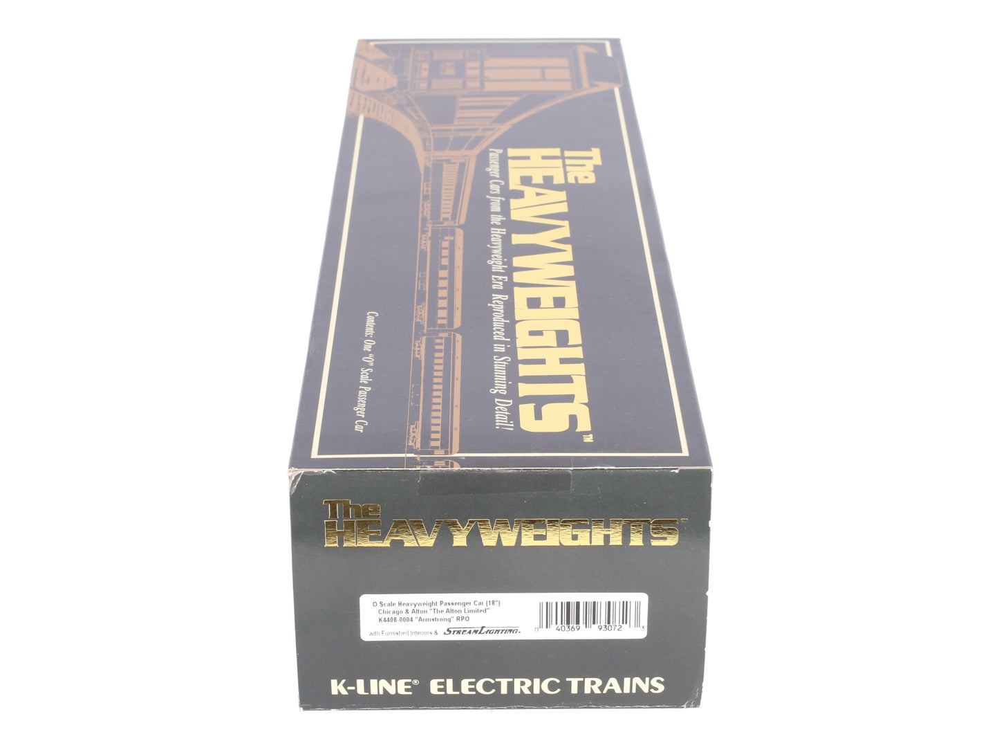 K-Line K4408-0004 O C&A The Alton Limited "Armstrong" 18" Heavyweight RPO Car LN/Box