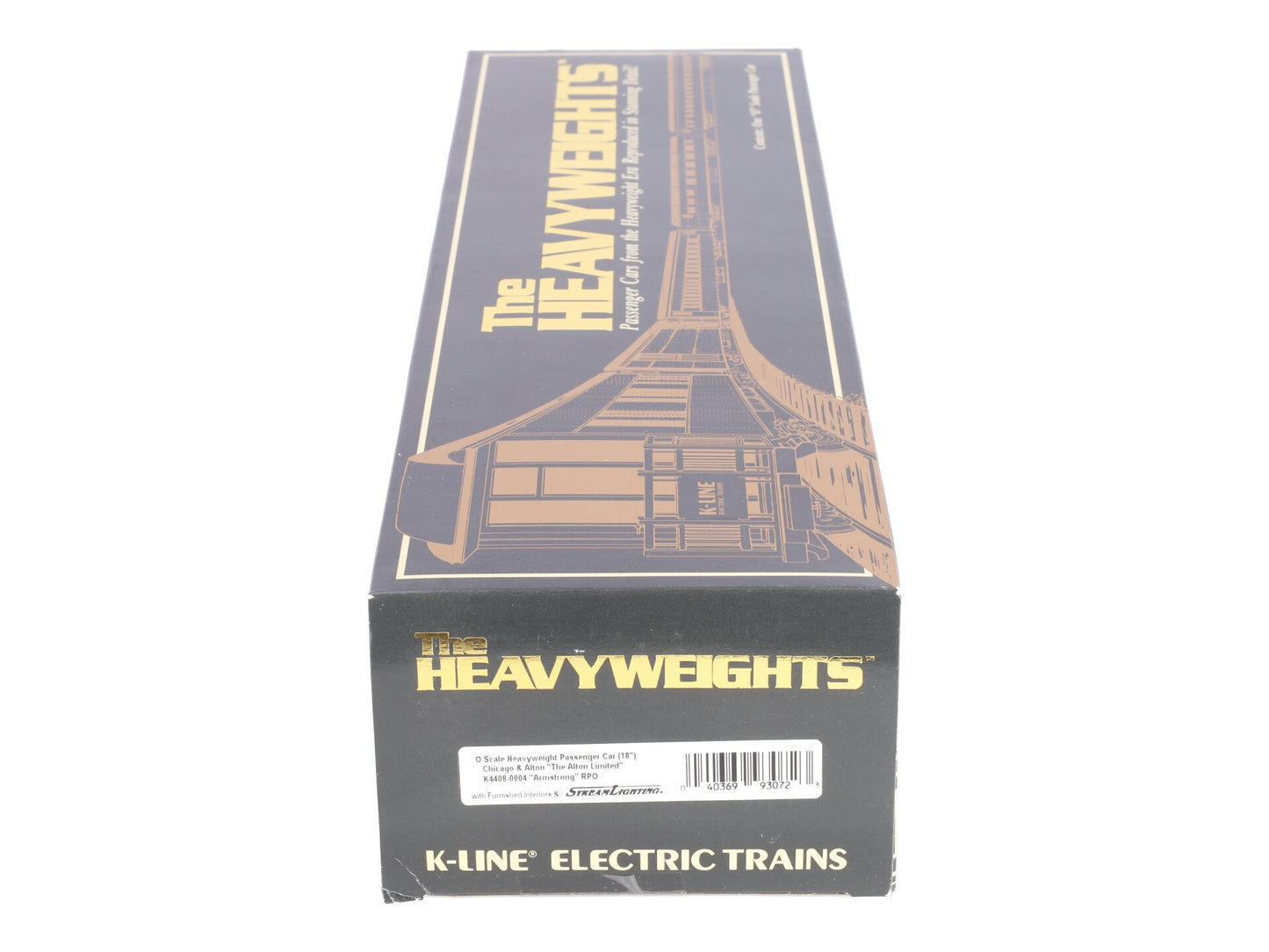 K-Line K4408-0004 O C&A The Alton Limited "Armstrong" 18" Heavyweight RPO Car LN/Box