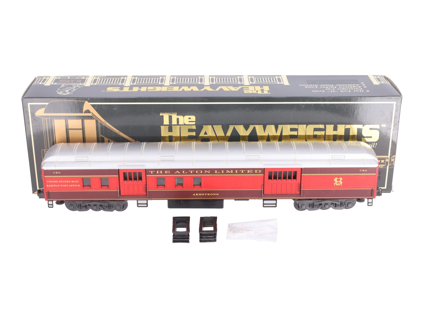 K-Line K4408-0004 O C&A The Alton Limited "Armstrong" 18" Heavyweight RPO Car LN/Box