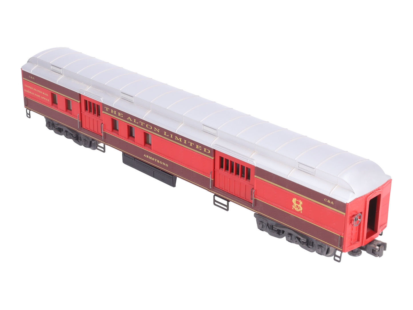 K-Line K4408-0004 O C&A The Alton Limited "Armstrong" 18" Heavyweight RPO Car LN/Box