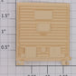 Lionel 16280-14 Beige Delco Multi-Panel Boxcar Door with Guides