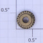 Lionel 8030-115 T-24 Bronze Worm Gear ID 3/16” x OD 37/64"