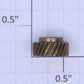 Lionel 8030-115 T-24 Bronze Worm Gear ID 3/16” x OD 37/64"