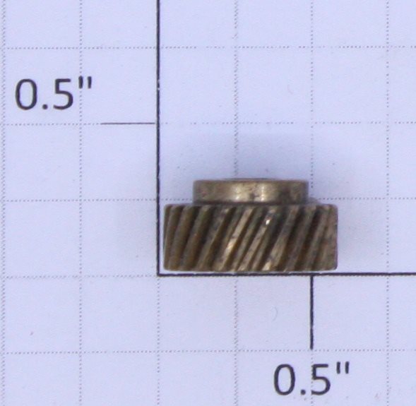 Lionel 8030-115 T-24 Bronze Worm Gear ID 3/16” x OD 37/64"