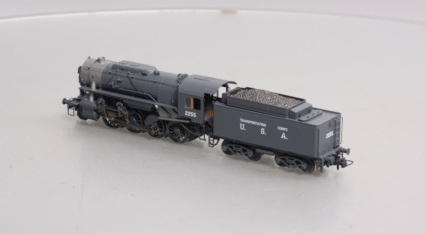 Roco 72150 HO USATC S160 Steam Locomotive & Tender #2255 - DCC