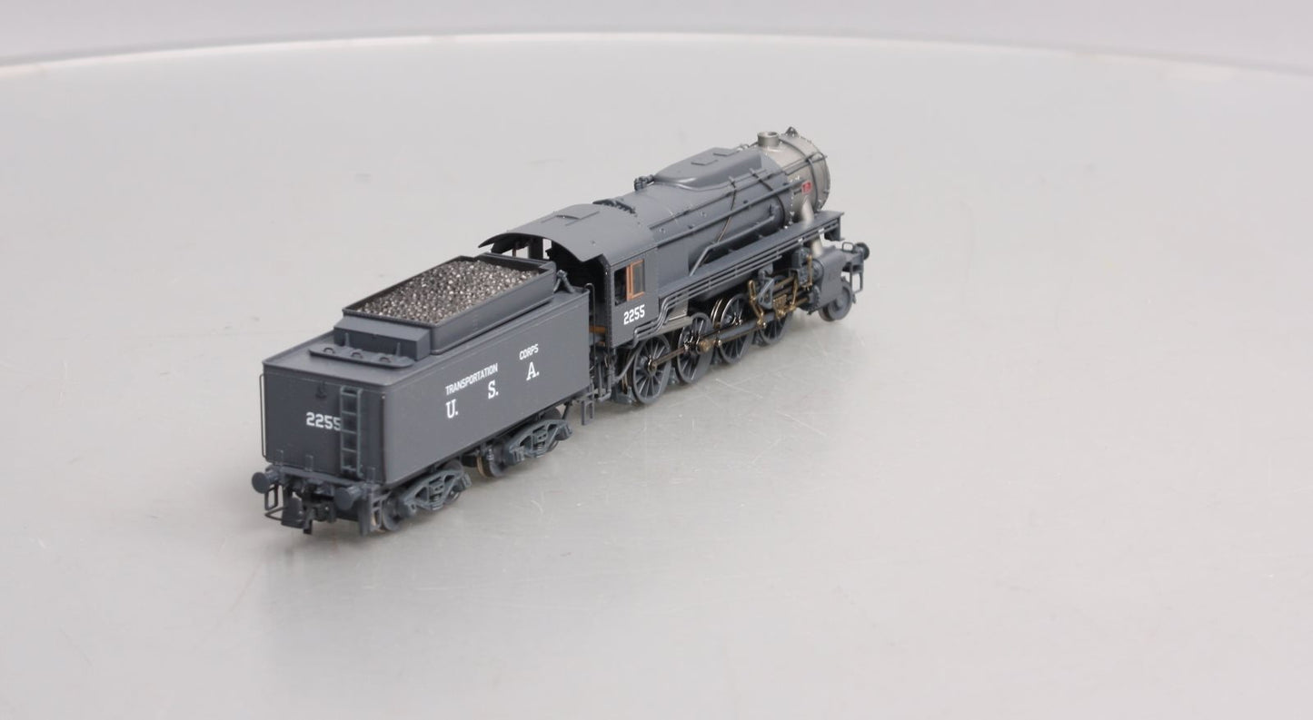 Roco 72150 HO USATC S160 Steam Locomotive & Tender #2255 - DCC