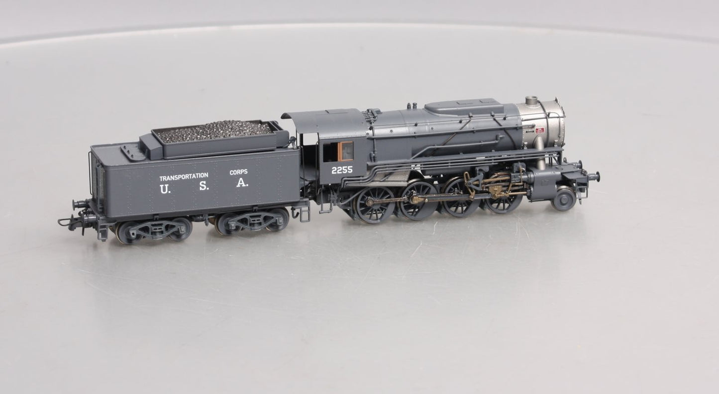 Roco 72150 HO USATC S160 Steam Locomotive & Tender #2255 - DCC