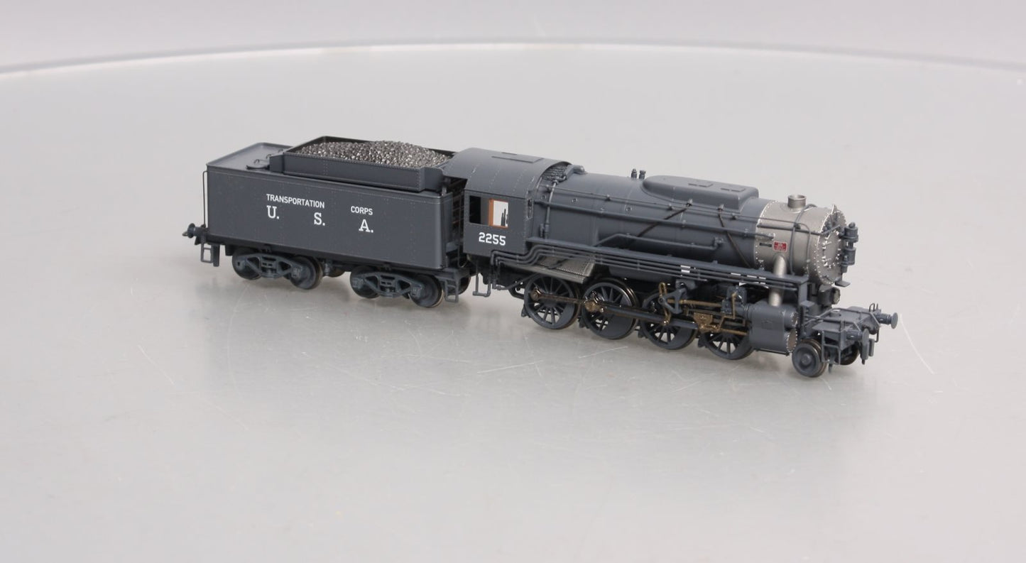 Roco 72150 HO USATC S160 Steam Locomotive & Tender #2255 - DCC