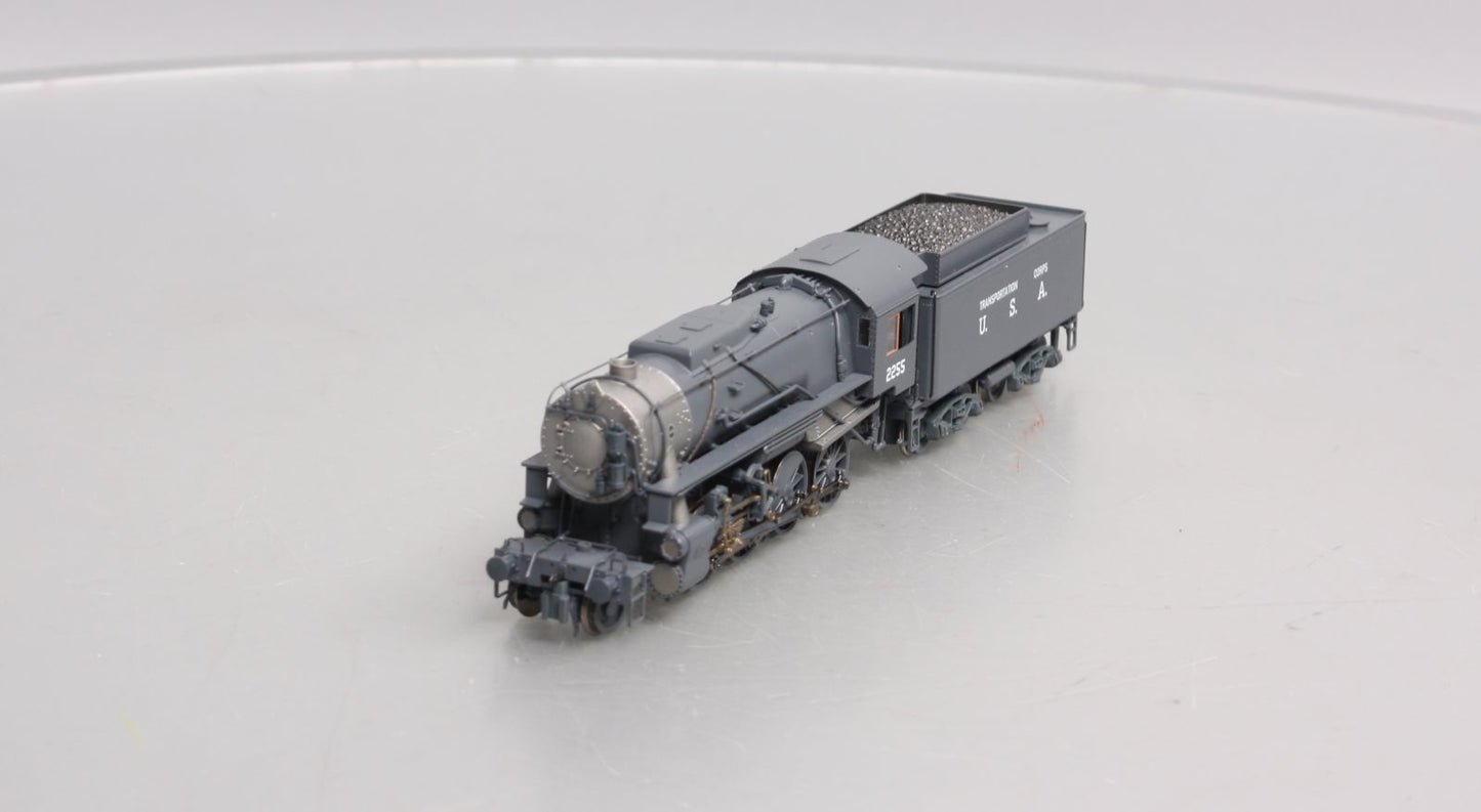 Roco 72150 HO USATC S160 Steam Locomotive & Tender #2255 - DCC