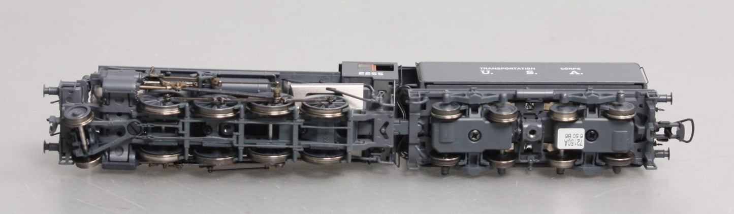 Roco 72150 HO USATC S160 Steam Locomotive & Tender #2255 - DCC