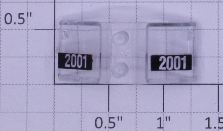 Lionel 28527-17 #2001 GP-7 Number Board and Lens Insert