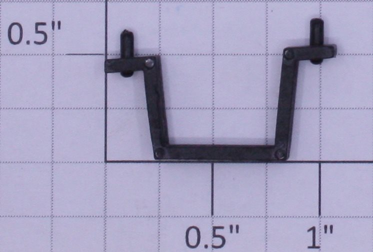 Lionel 87401-55 Black Plastic Gondola Steps