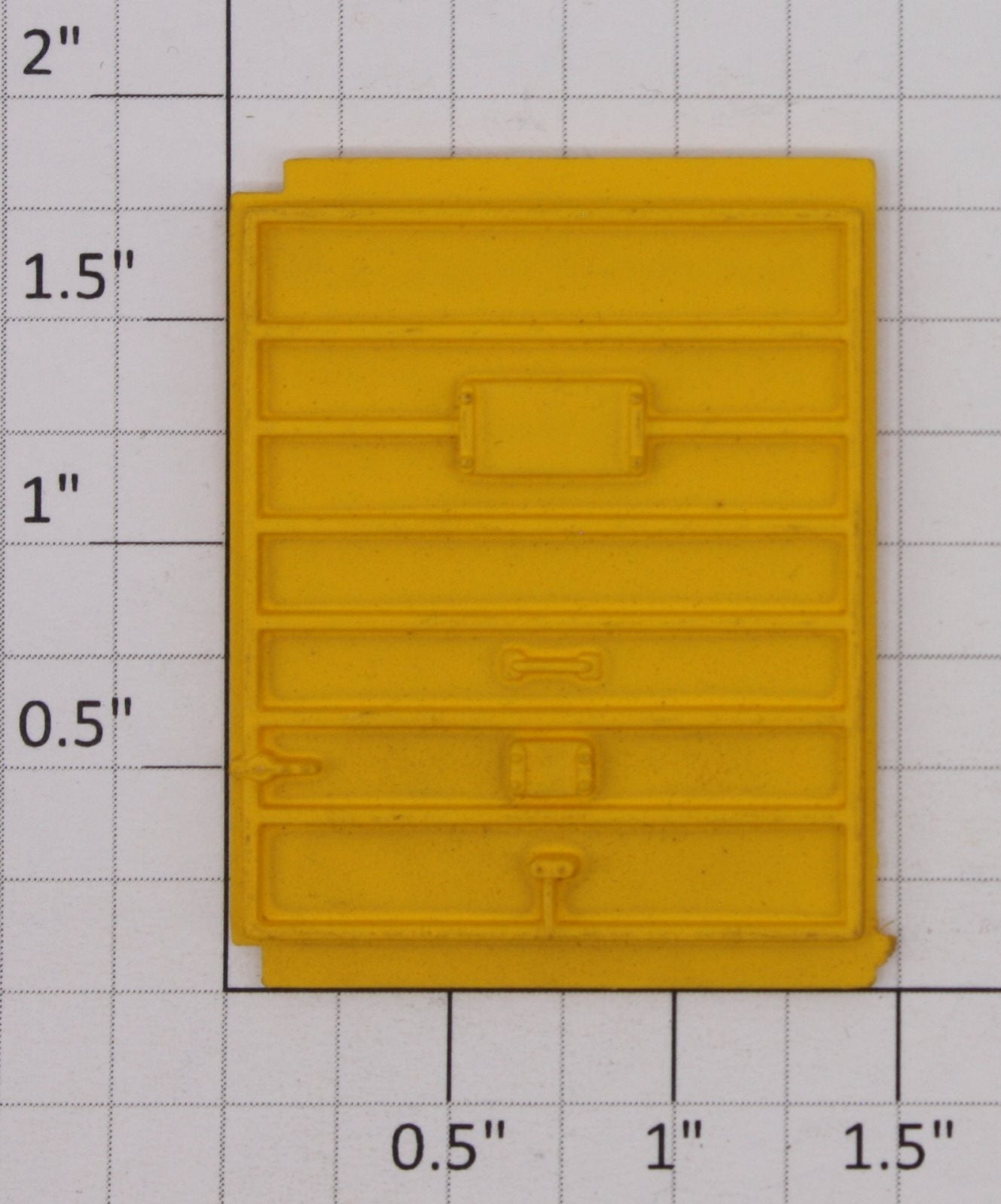 Lionel 9712-12 Right Hand Yellow 2-Panel Box Car Door
