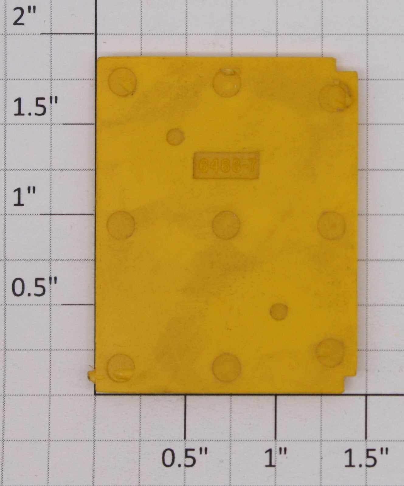 Lionel 9712-12 Right Hand Yellow 2-Panel Box Car Door