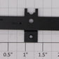 Lionel 28064-T36 JLC Challenger Tender Marker Light Bracket