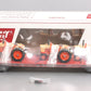 Right-of-Way 565368 O Gauge SP Flatcar with 3 Ertl Tractors NIB
