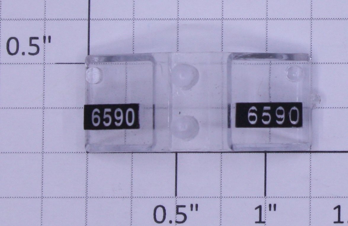 Lionel 28514-17 #6590 GP-9 Front Number Board and Lens Insert