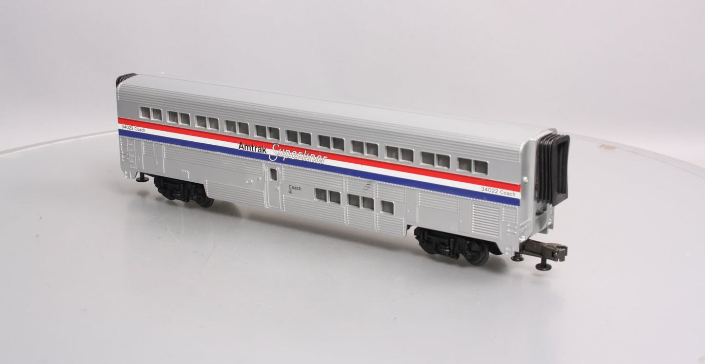 MTH O Amtrak Superliner Coach Passenger Car #34022 LN