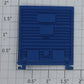 Lionel 19941-14 Blue Multi-Panel Boxcar Door with Guides