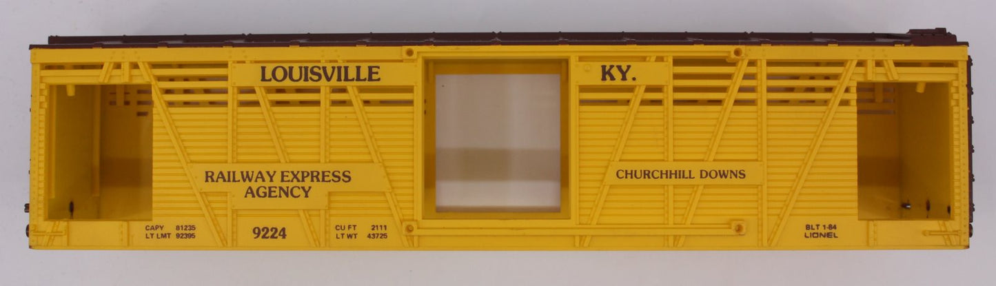 Lionel 9224-7 Yellow and Brown Horse Car Body
