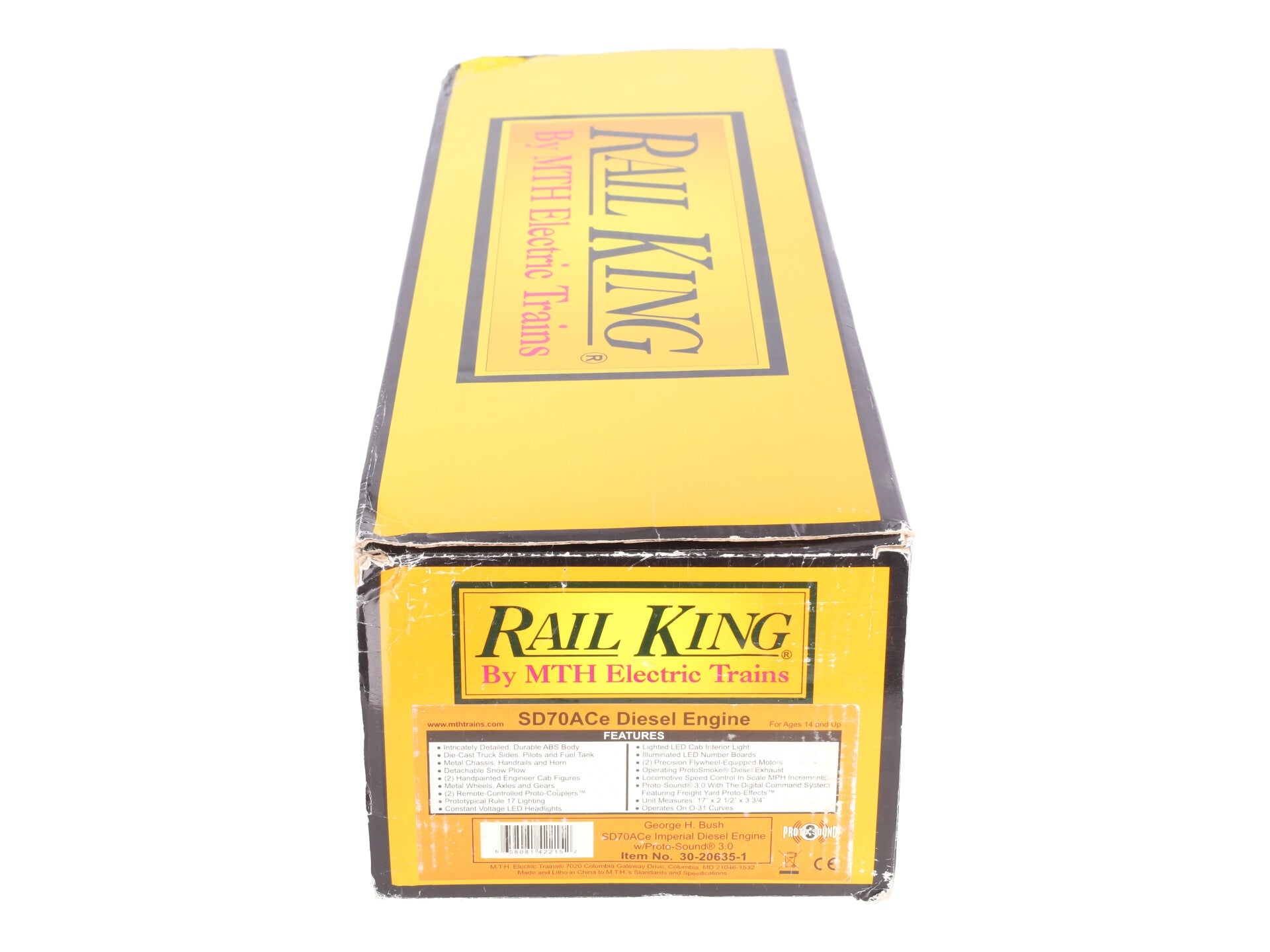 MTH 30-20635-1 George Bush SD70ACe Imperial Diesel Engine w/PS3 #4141