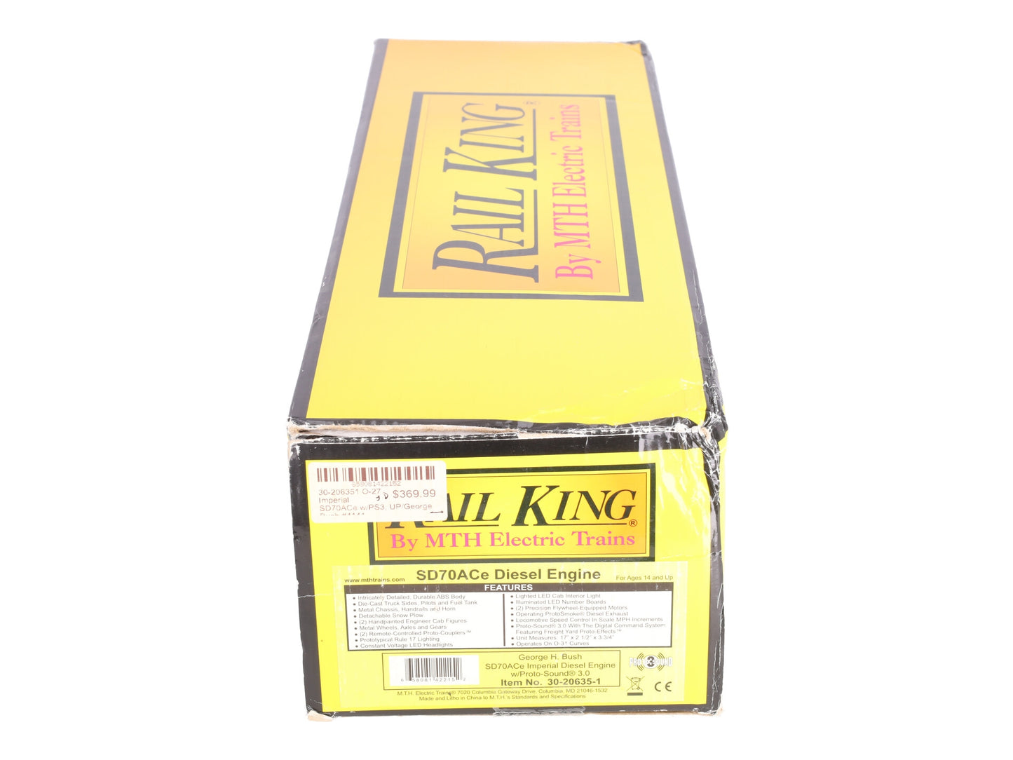 MTH 30-20635-1 George Bush SD70ACe Imperial Diesel Engine w/PS3 #4141