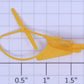 Lionel 3419-44 Solid Yellow Helicopter Tail Section