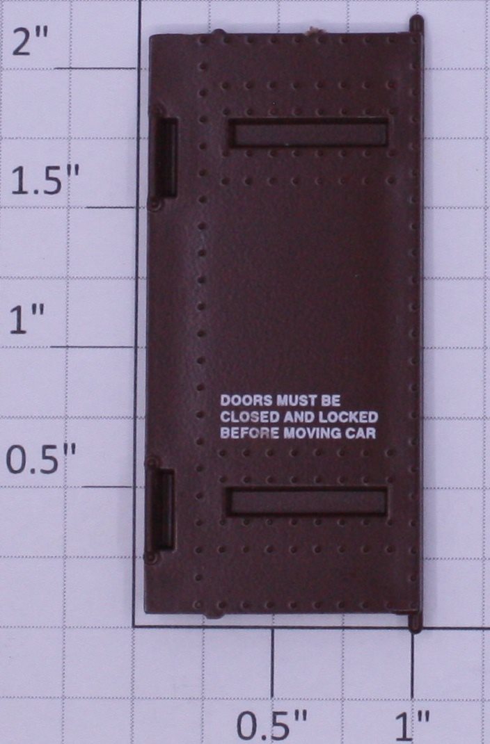Lionel 16253-37 Brown Santa Fe Auto Carrier Brown "A" Door