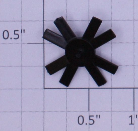 K-Line K2452-11-02B Black Screen Vent Fan Blade
