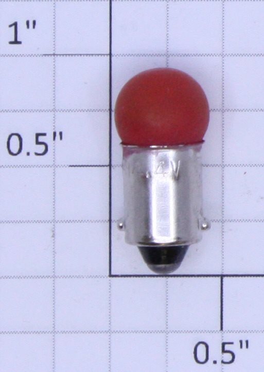 Lionel 53R 14 Volt Bayonet Base Red Translucent Light Bulb