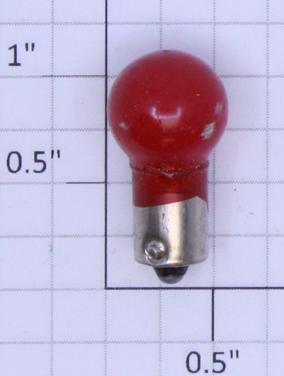 Lionel 431R 14 Volt Bayonet Base Translucent Red Large Globe Light Bulb