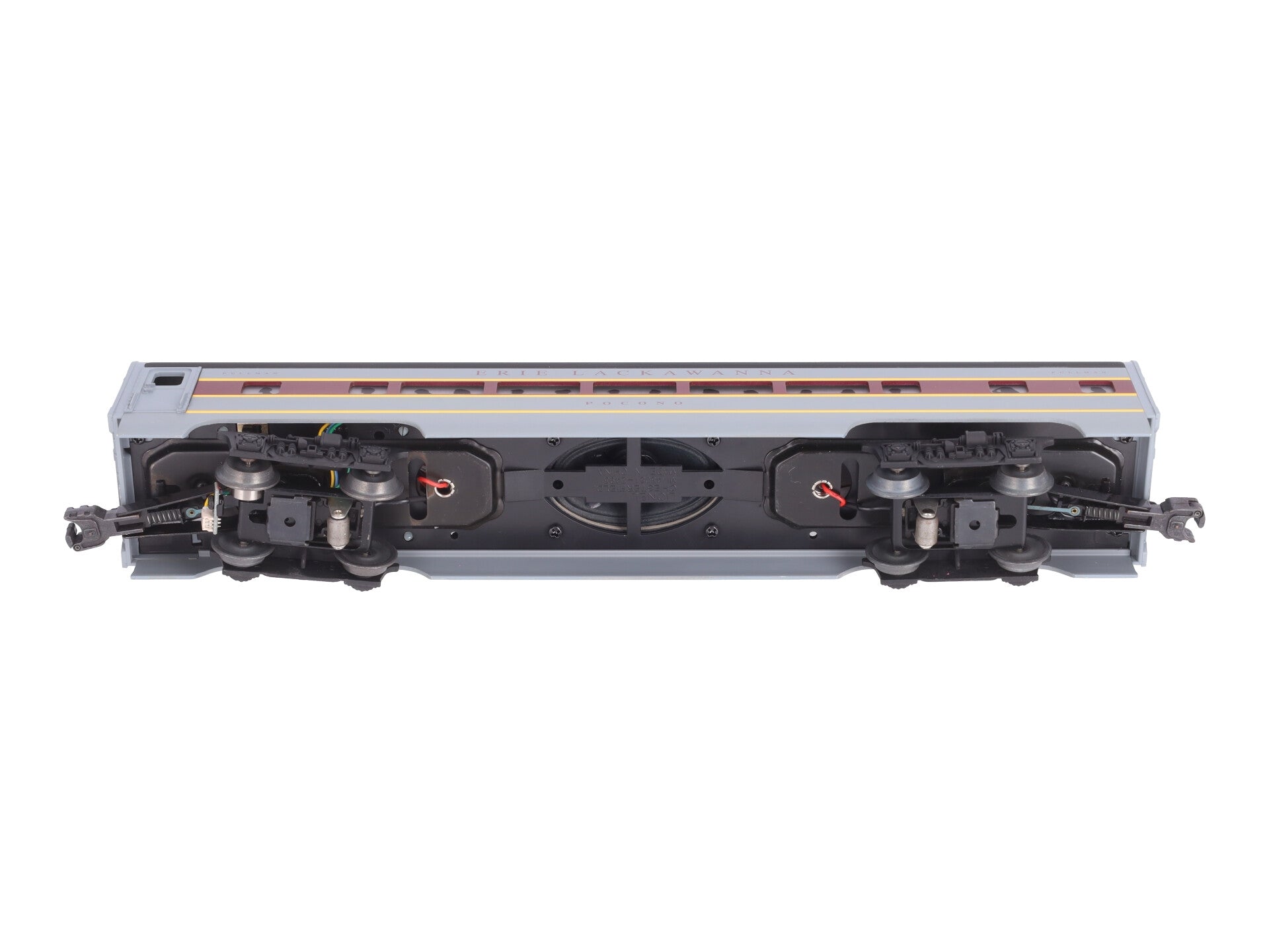 Lionel 6-39104 O Gauge Lackawanna 'Pocono' Coach w/StationSounds LN/Box