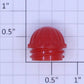 Lionel RW-27 Translucent Red Jewel Lens Cap - Fits RW, VW, ZW