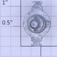 Lionel 1033-42 Switch Shaft Casting