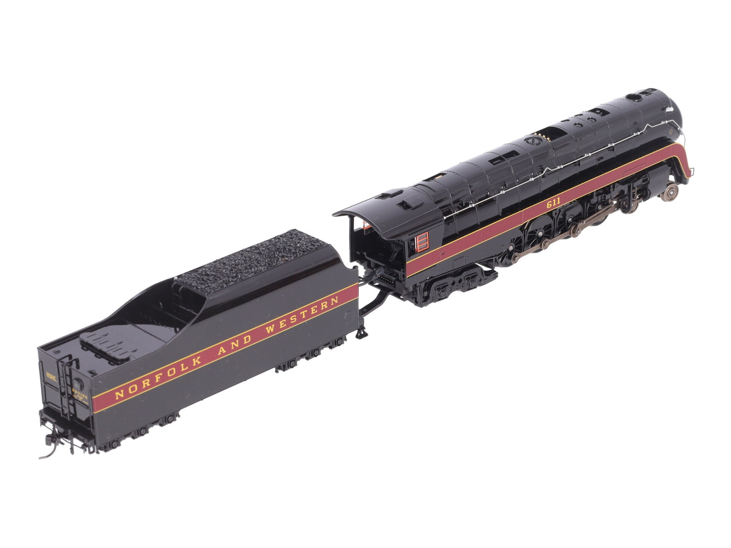 Broadway Limited 4870 HO N&W Class J 4-8-4 Steam Locomotive #611
