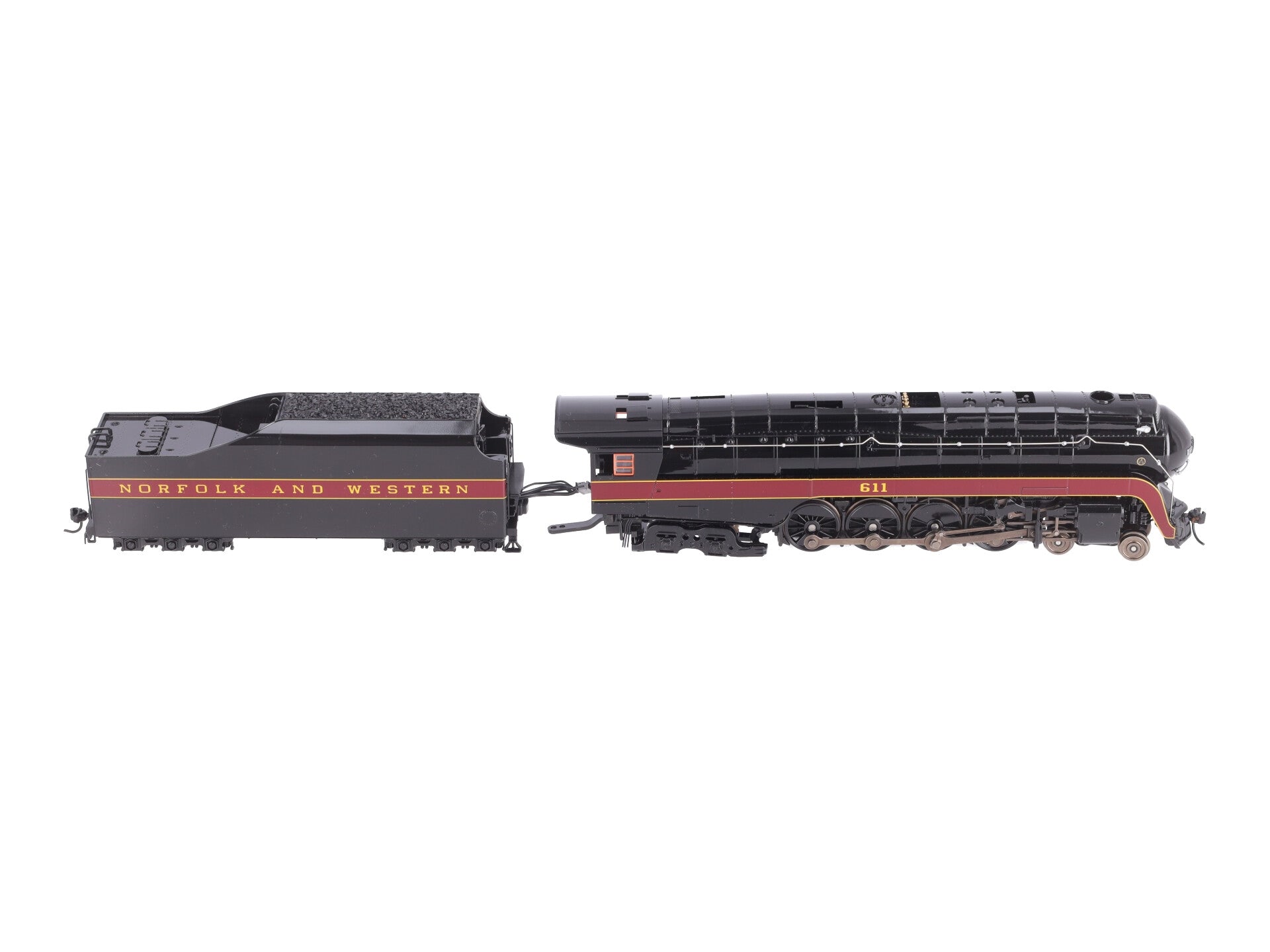 Broadway Limited 4870 HO N&W Class J 4-8-4 Steam Locomotive #611