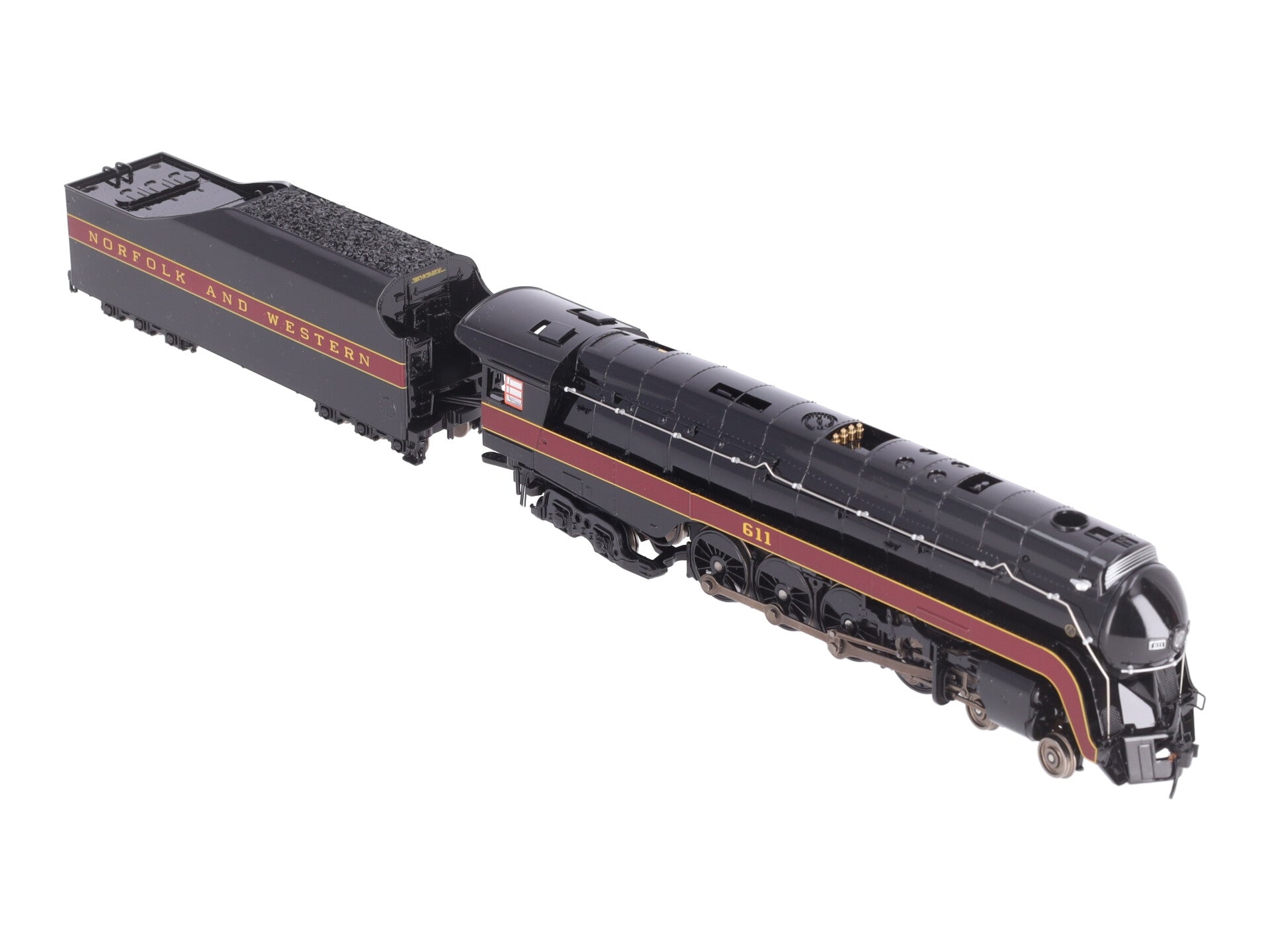 Broadway Limited 4870 HO N&W Class J 4-8-4 Steam Locomotive #611