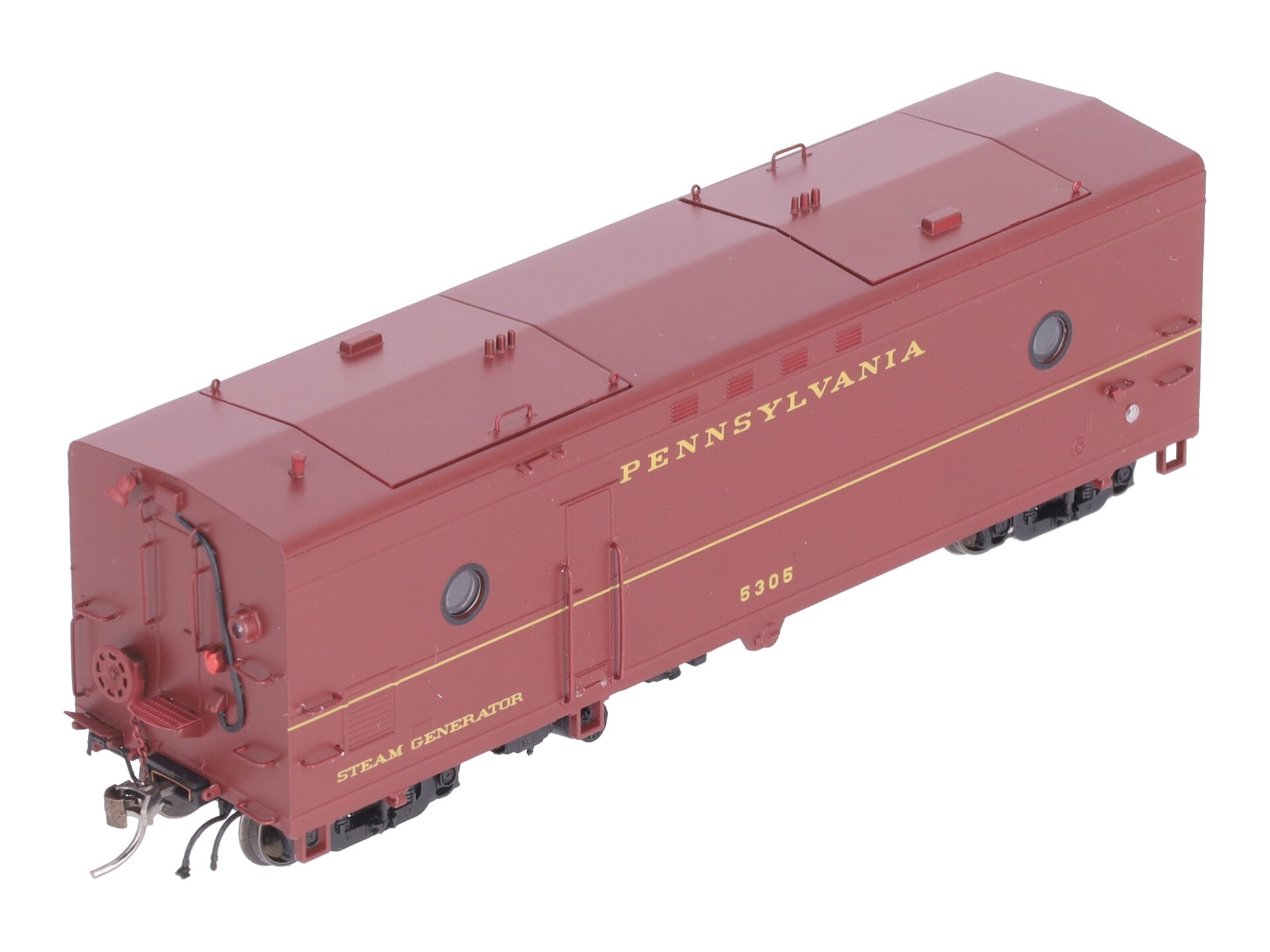 Rapido Trains 107347 HO PRR So Noisy Steam Heater Car #5305