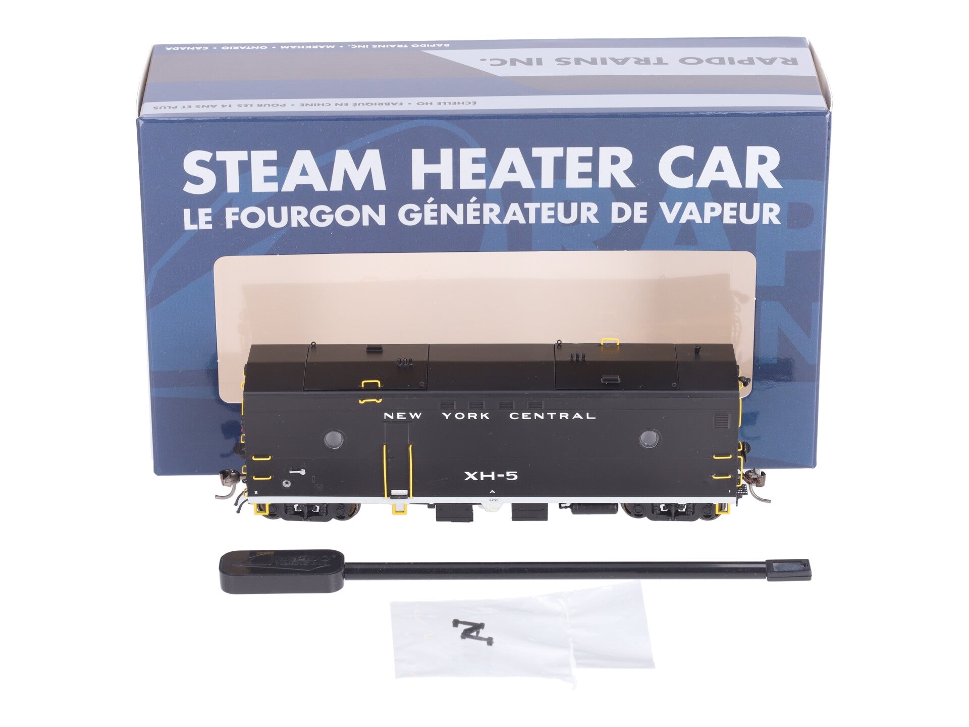 Rapido Trains 107337 HO New York Central Oh So Noisy Steam Heater Car #XH-5