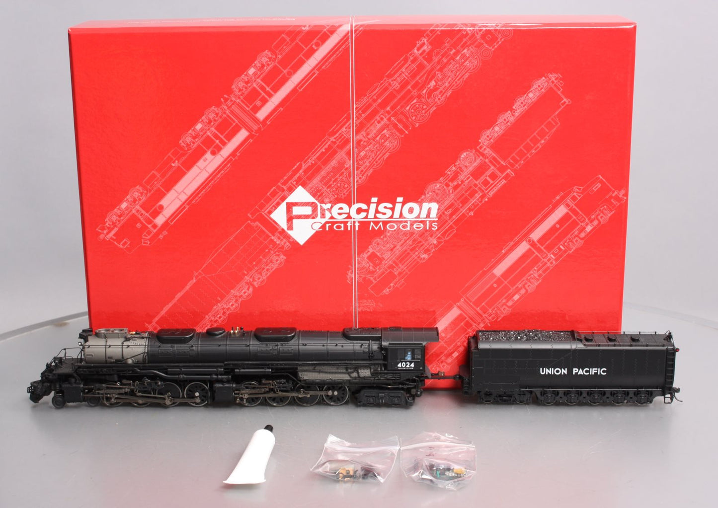 Precision Craft Models 574 HO UP Big Boy 4-8-8-4 Steam Loco. & Tender #4019