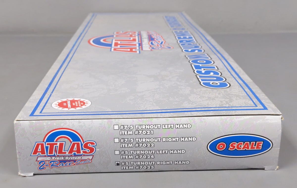 Atlas 7025 O Solid Nickel Silver Code 148 #5 Right Hand Switch Turnout