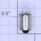 Lionel 51 6-Volt Bayonet Base Clear Small Globe Light Bulb